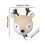 Plush Animal Head Wall Decor Soft Stuffed Hanging 1 Piece 3