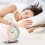Silent Battery Alarm Clock with Night Light Pink 5