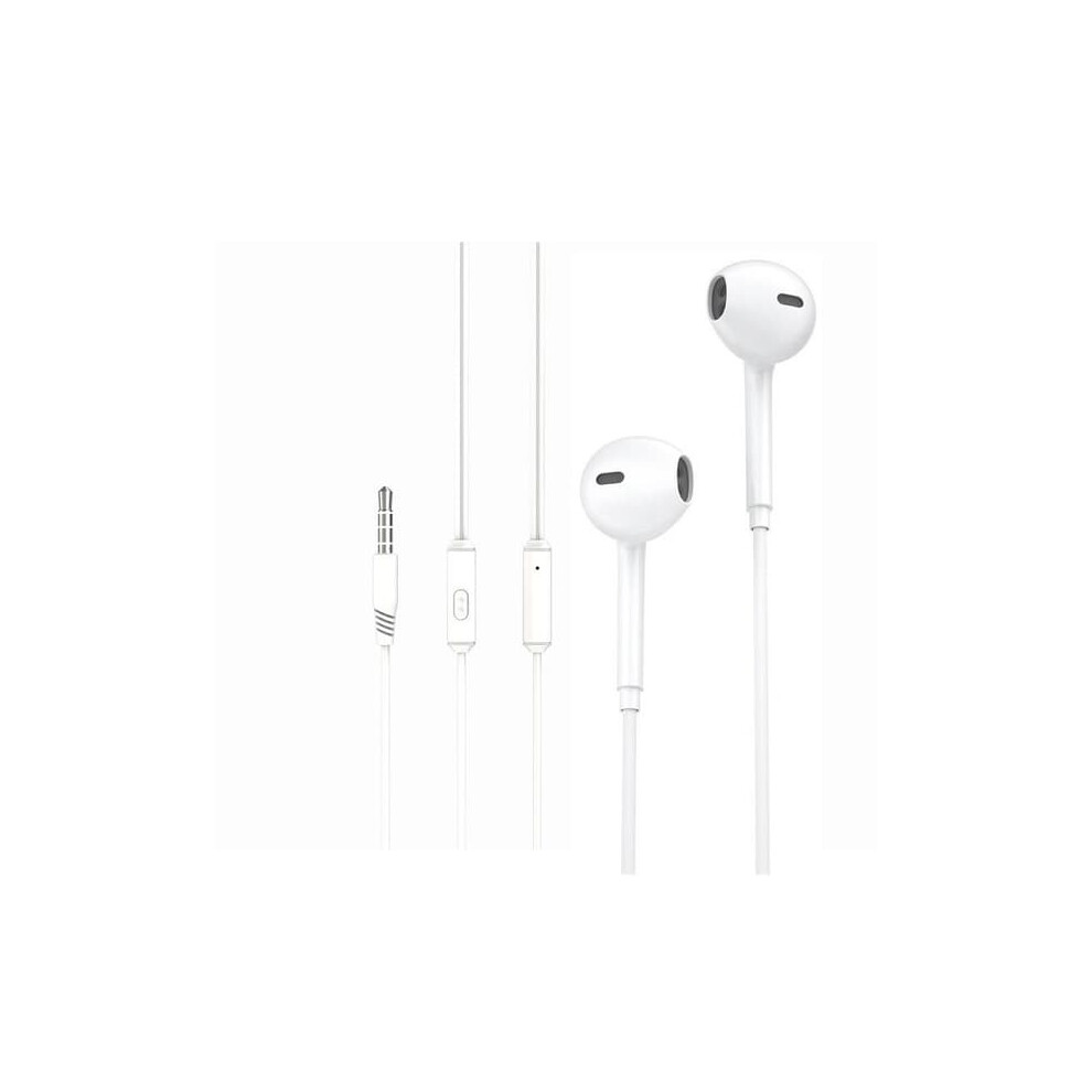 In-Ear Headphones With Microphone 3.5Mm White 962125846171