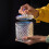 Glass Candy Storage Box Diamond Pattern 600ml 6