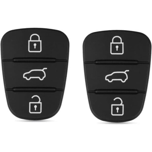 Hyundai Kia Car Key Cover Rubber Replacement 2PC
