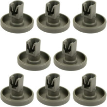 Dishwasher Lower Basket Wheels 40mm 8 Pieces