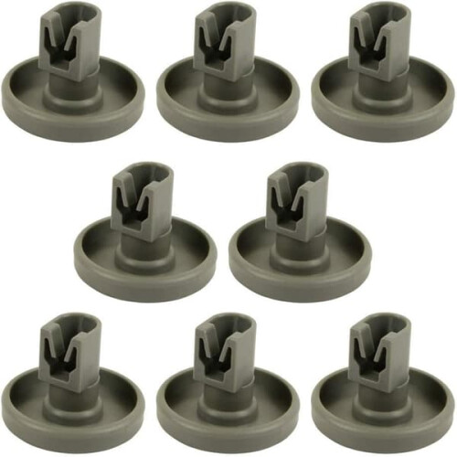 Dishwasher Lower Basket Wheels 40mm 8 Pieces