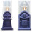Gravestone candle mold silicone 2 pcs 1