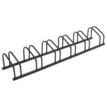 vidaXL bike rack black steel 6-bike capacity
