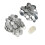 Metal button badge parts set 44mm 100 sets 3