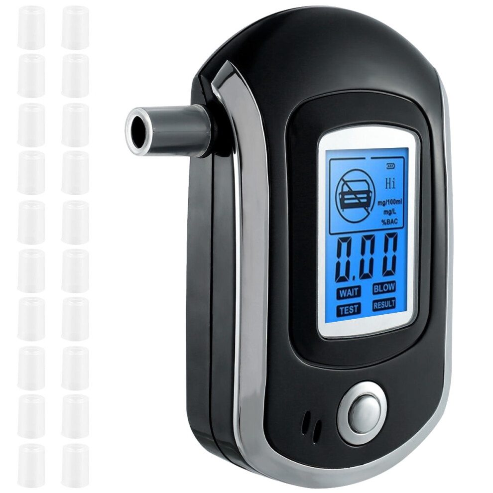 JTWEEN portable breathalyzer alcohol tester with LCD display