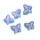 Acrylic AB Beads Transparent Craft Beads 100pcs 1