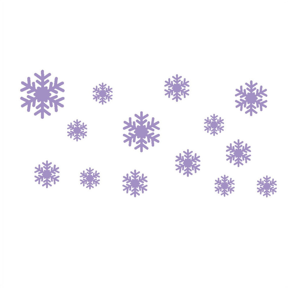 Christmas Wall Sticker Snowflake Vinyl Decal Removable 900881801713