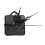 Quartz Wall Clock Movement Black DIY Repair Kit 1