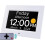 Digital Clock Large Text Calendar Alarm Clock 7 Inch White 1