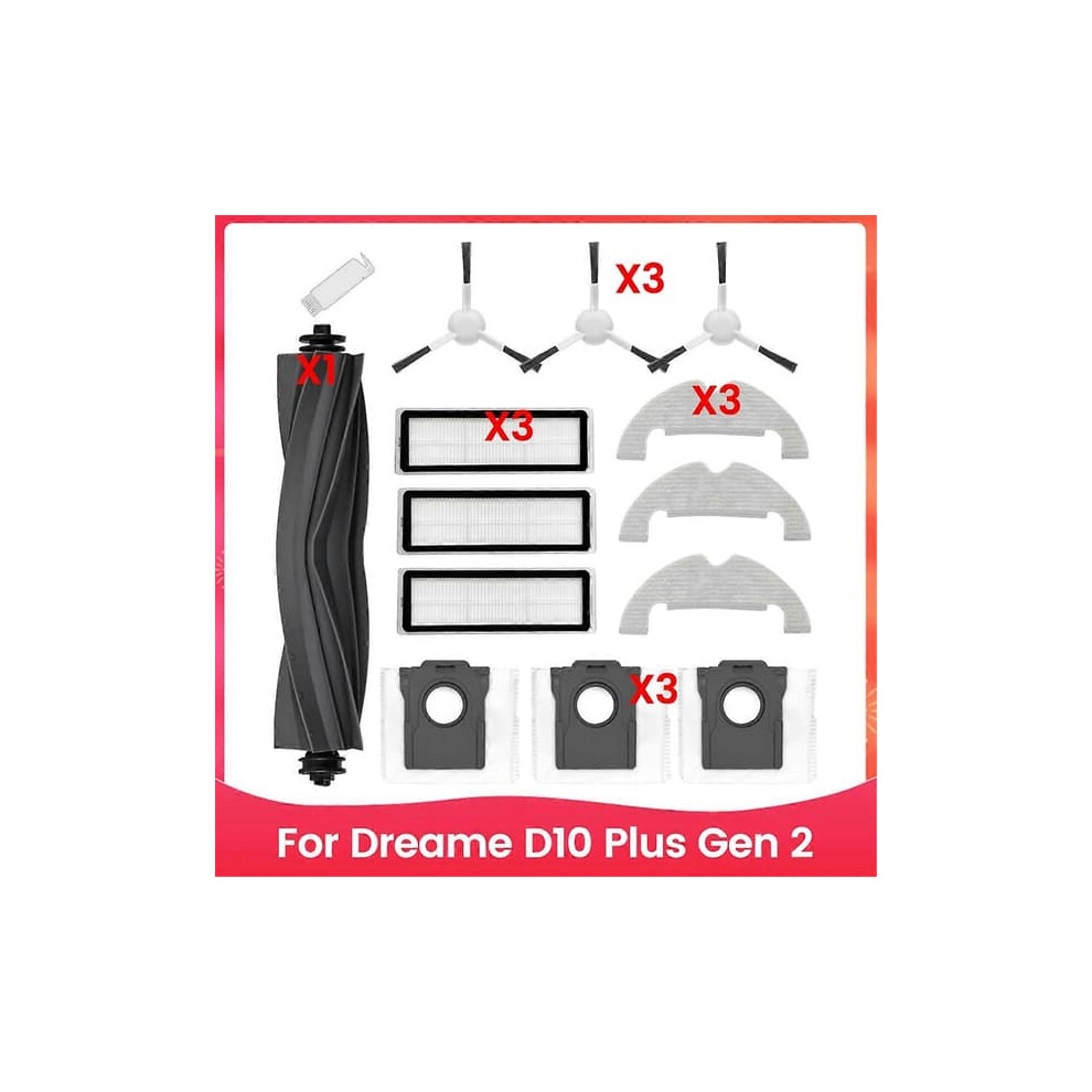 Dreame D10 Plus Gen 2 robot vacuum replacement parts