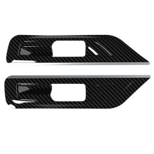 Car Front Inner Door Handle Panel Trim Inner Handle Bowl Trim Frame for Move 2025 2026 Carbon Fiber