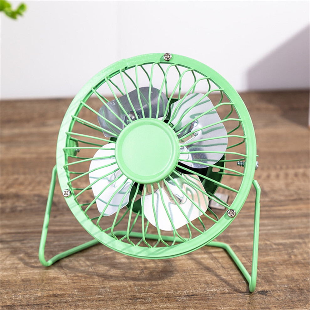 4 Inch Usb Desk Fan Metal Quiet Strong Airflow 360 900881812351