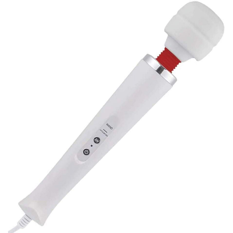 Handheld Personal Wand Massager White 10-Speed