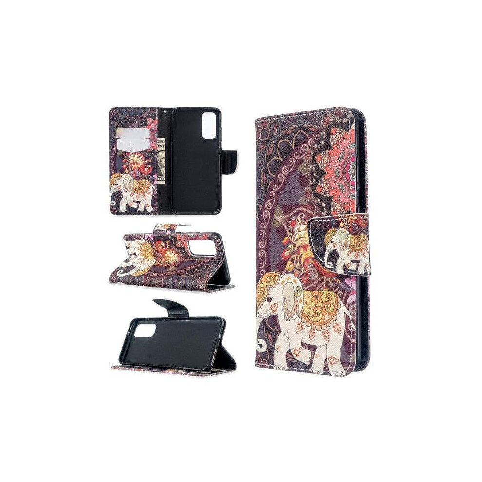 Wallet Case For Samsung Galaxy S20 Indian Elephant Design 962125337020