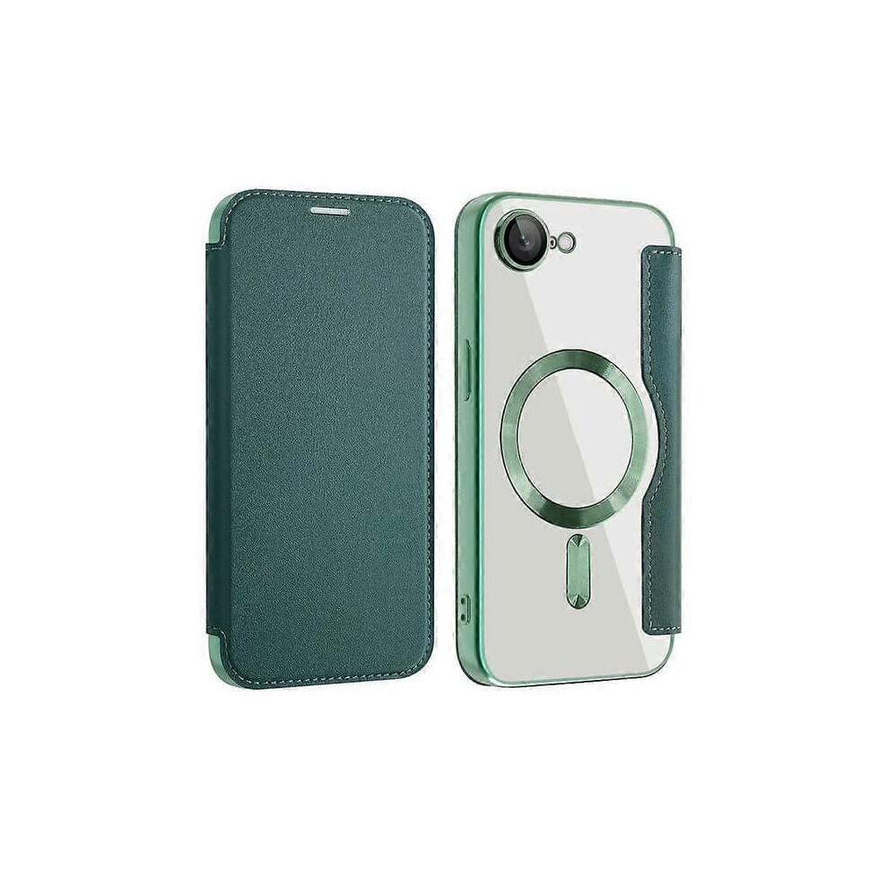 Iphone 16E Pu Leather Phone Case Blackish Green 900223956729