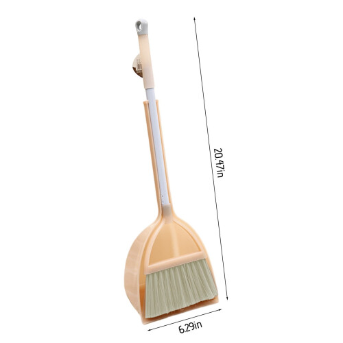 Broom and Dustpan Set Stainless Steel Handle1Pair 2
