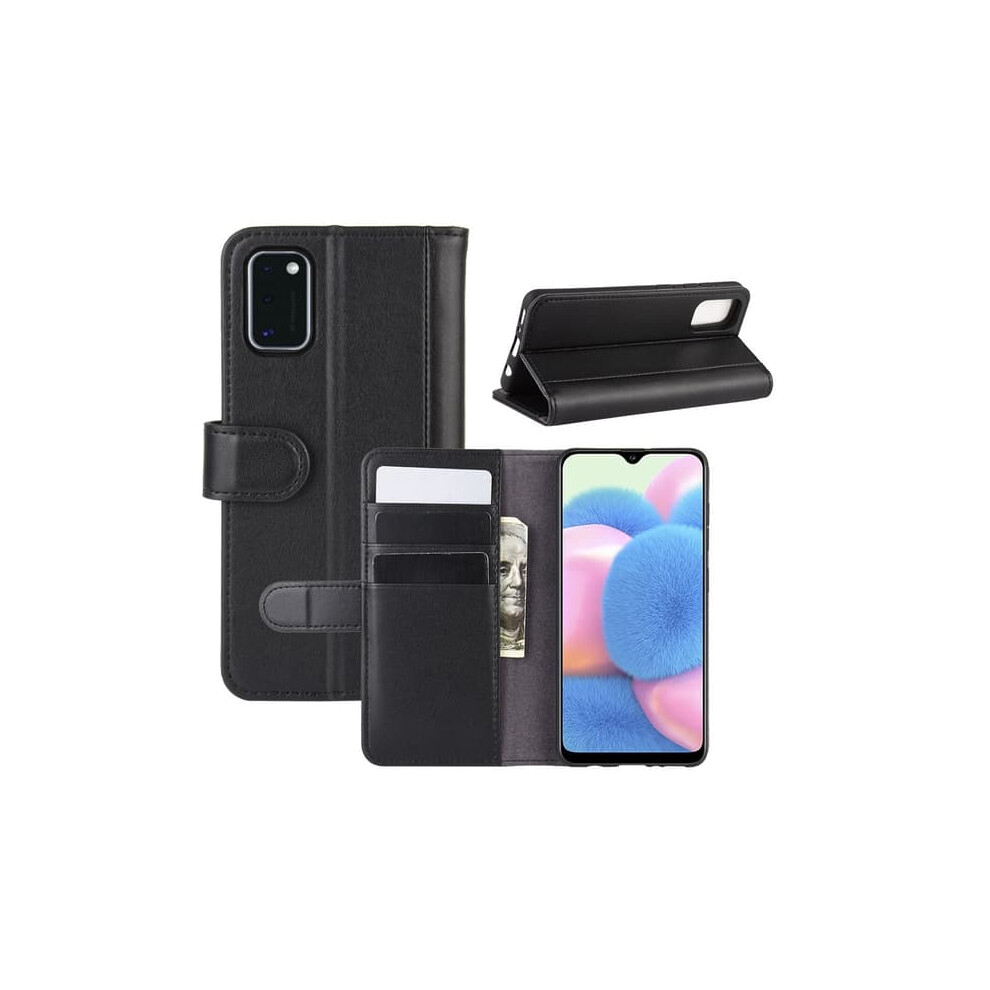 Samsung Galaxy A41 Leather Wallet Case Black 962125840933