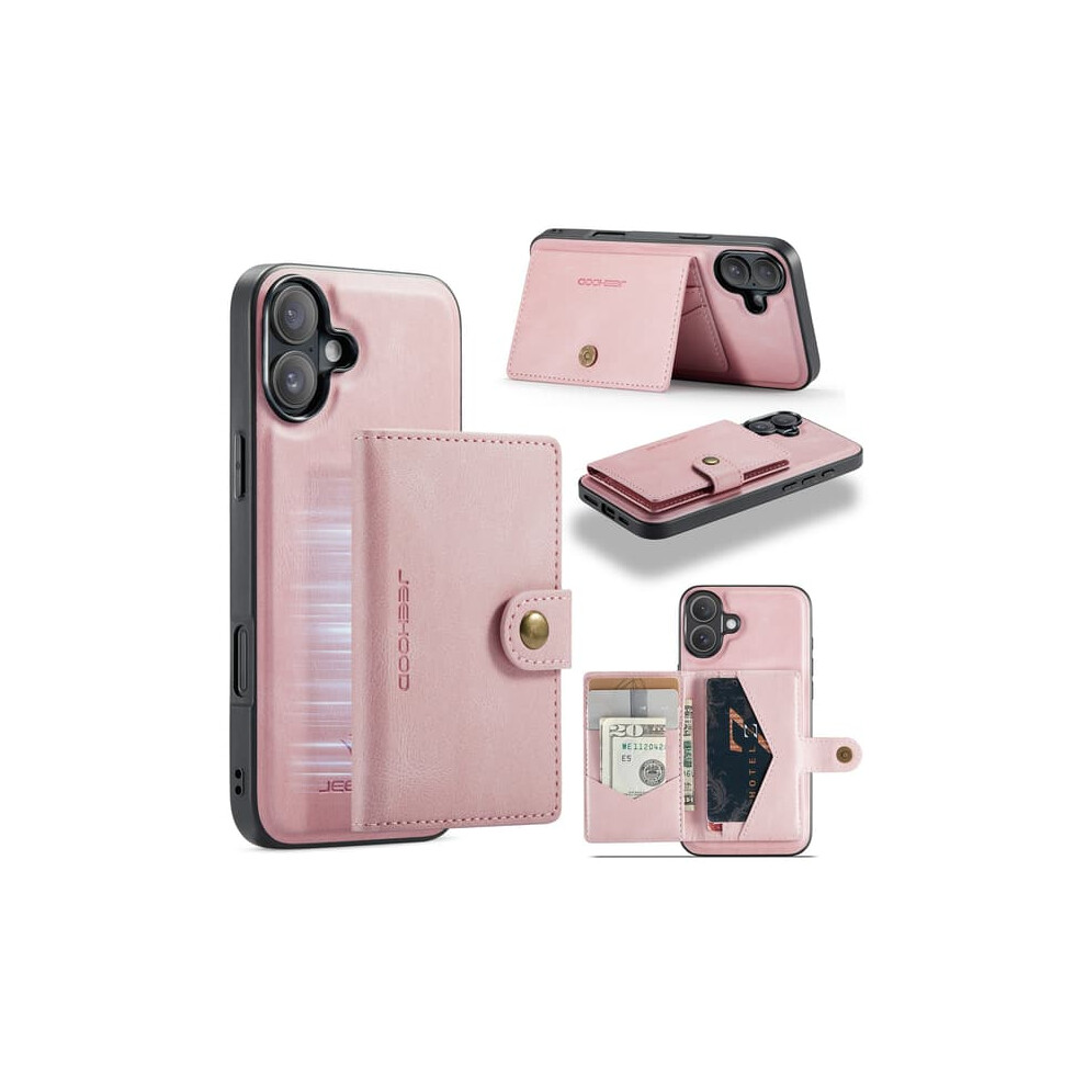 Jeehood Smart Wallet Case For Iphone 16 Rose Gold 900223956804