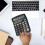 Mini calculator de birou cu ecran LCD de buzunar, cu 8 cifre 2