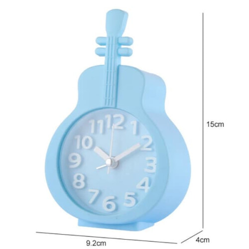 Blue Candy-Colored Alarm Clock for Kids, Small