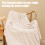 Fleece Blanket Soft Thick Nap Blanket 100x150cm Beige 6
