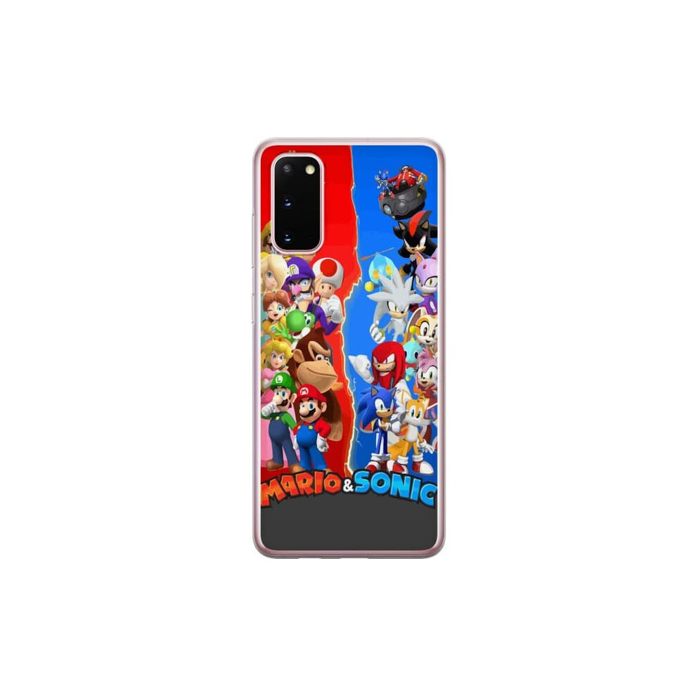 Samsung Galaxy S20 Transparent Case Super Mario 962125311952
