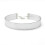 Silver metallic choker necklace one piece 1