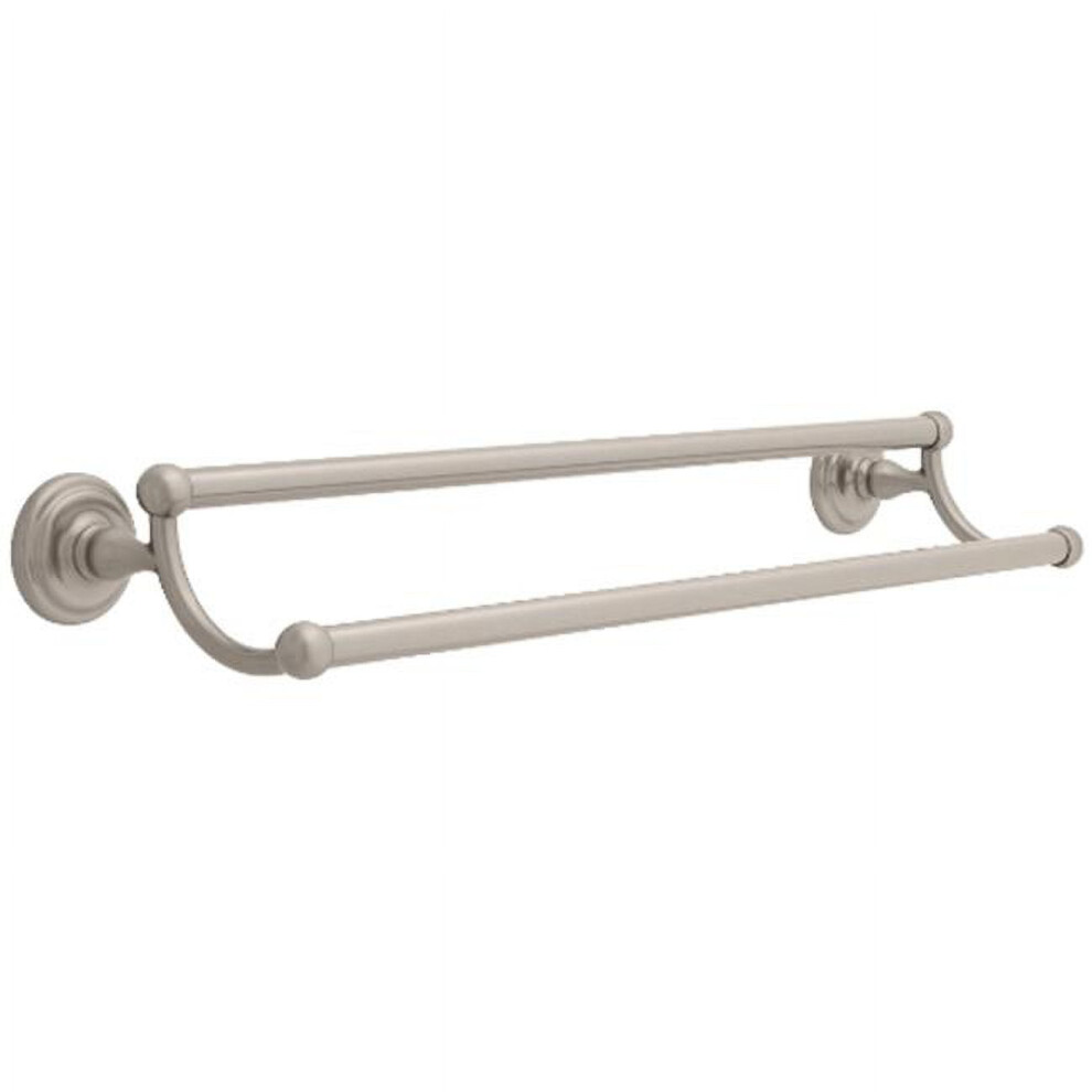 Franklin Brass Jamestown Double Towel Bar Satin Nickel 24 In 900881804356