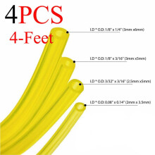 Air Fuel Line Hose Yellow 16 ft 4 Sizes