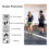 1Pcs Pedometer 3D Step Counter for Walking, Portable Step Tracker, Accurate Step Counter with Large Display-Black 4