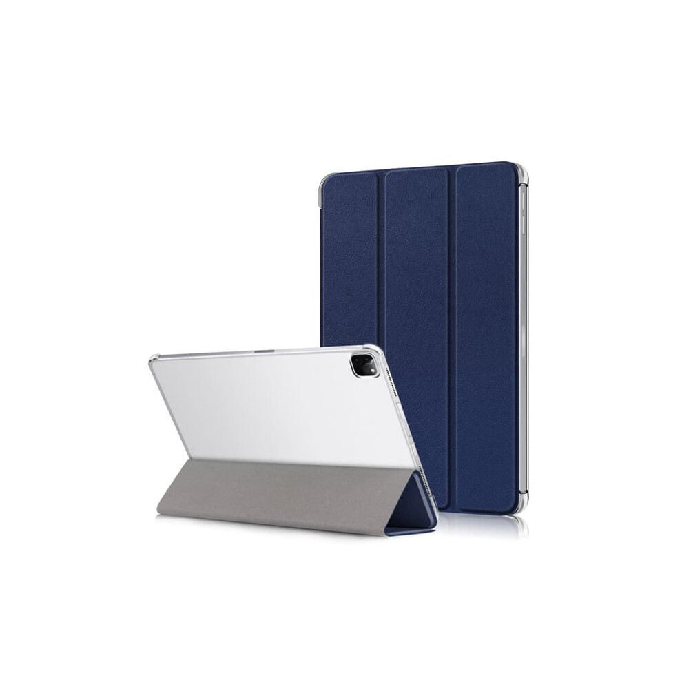 Ipad Pro 12.9 Inch Tri-Fold Leather Case Dark Blue 962125337921