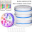 Submersible LED Light Battery-Powered Remote Multi-Color 1 7