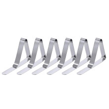AQITTI tablecloth clips stainless steel 6-pack