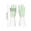Rubber Dishwashing Gloves Long Cuff Thickened 2