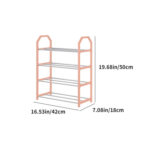 Antqov Shoe Rack 4-Tier Portable Space-Saving Organizer 2