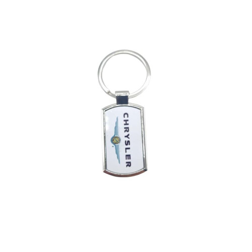 Chrysler keychain silver
