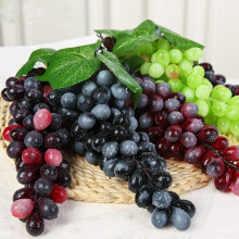 Artificial Plastic Grapes Green 36 Count