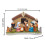 Presepe, Presepe per Interni con Luce leD, Include 1 Presepe e 8 Statuette 6