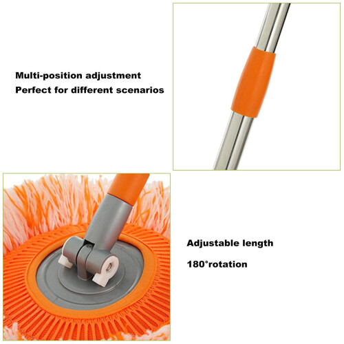 Cleaning Mop Clean Microfiber Mop with Retractable Long Handle Clean Complete Set Mop for Ceiling Floor B 2