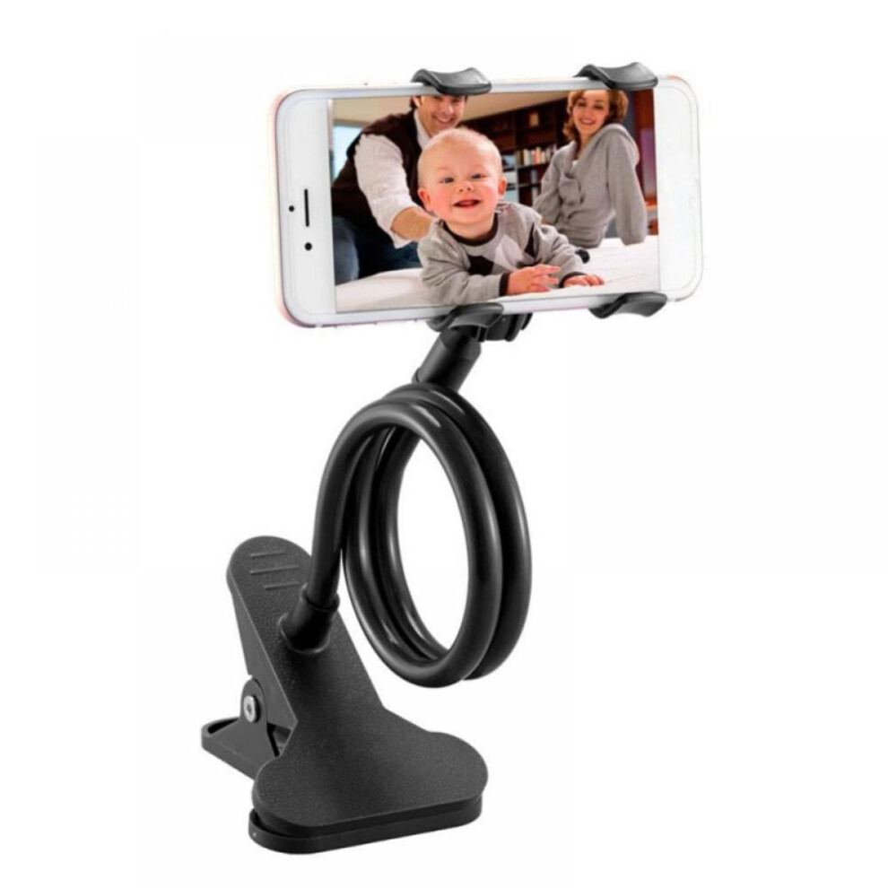 Phone Holder With Flexible Gooseneck Arm And Clamp 940684075355