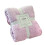 Queen Blanket Mint Green Flannel Fleece Leaves Pattern 2