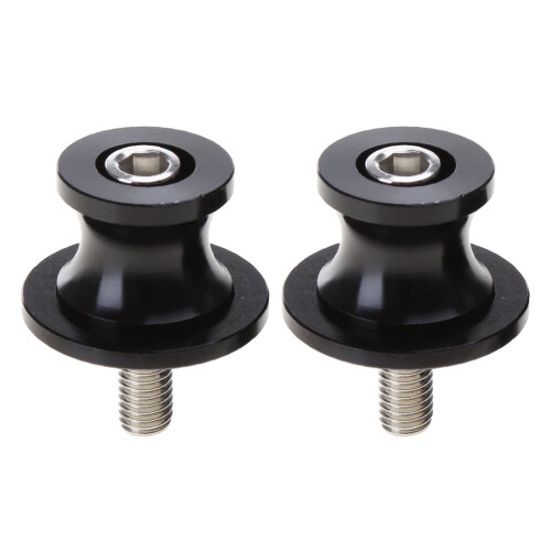 Motorcycle Swingarm Stand Spools 8mm Aluminum 2