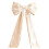 Velvet Christmas Bow White 20x63 Inch 2