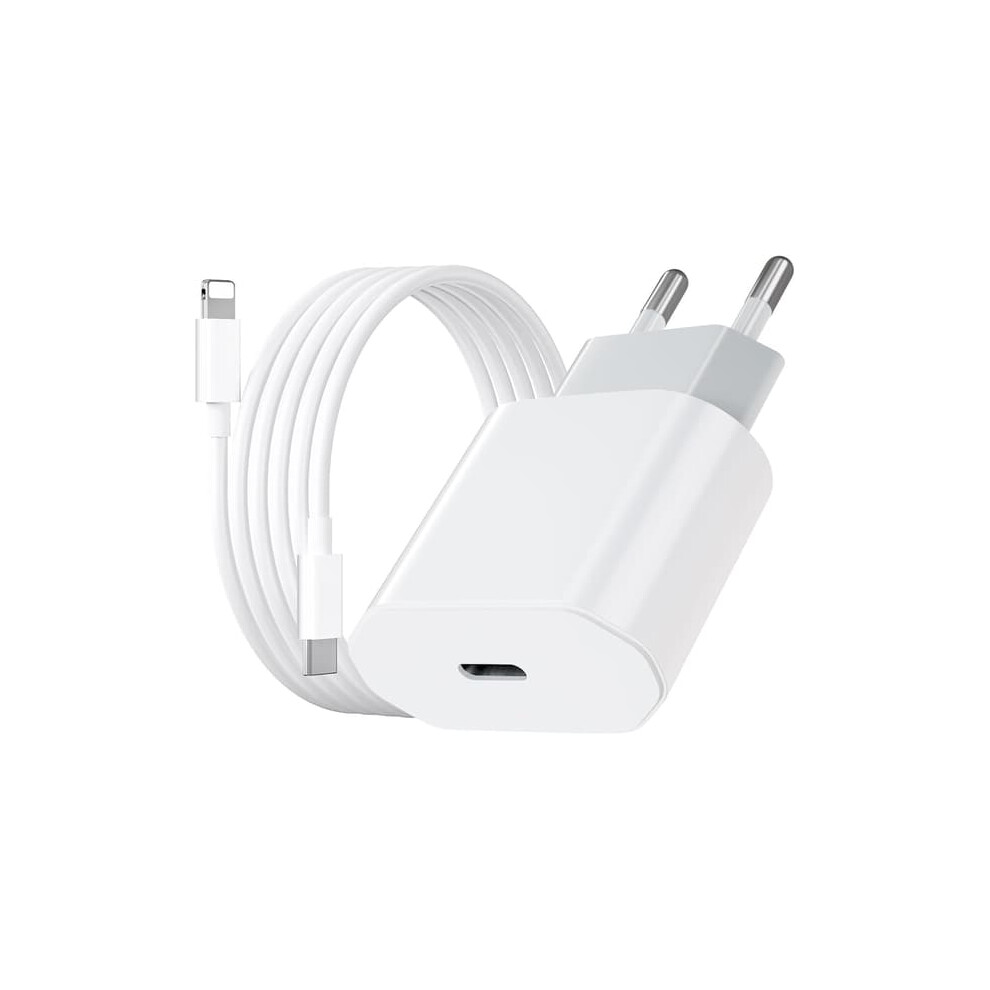 Iphone Fast Charger Usb-C Pd 3.0 20W Adapter With Cable 962125315684
