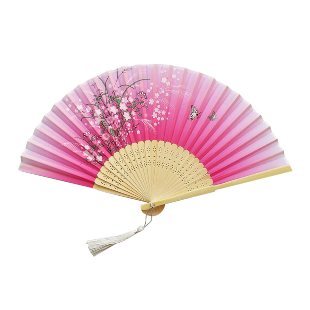 Leott Folding Fan Bamboo Handheld Fan 1 Piece 940684080250