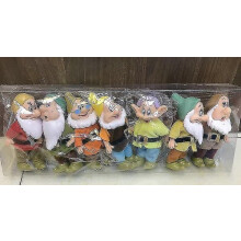 Set di 7 personaggi Disney di Biancaneve e i sette nani, bambole in PVC da 15 cm, giocattoli da collezione per bambini, regalo di compleanno.