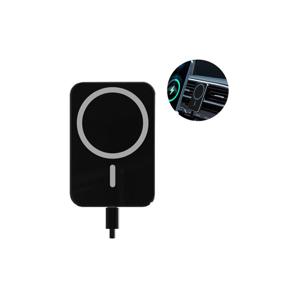 Magsafe Car Phone Holder With Magnetic Wireless Charging Black 962125312911