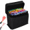 Double-Sided Marker Pens with Case 80-Pack 1